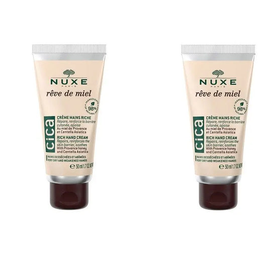 Nuxe Rêve De Miel® Creme de Mãos Cica Duplo 2X50Ml