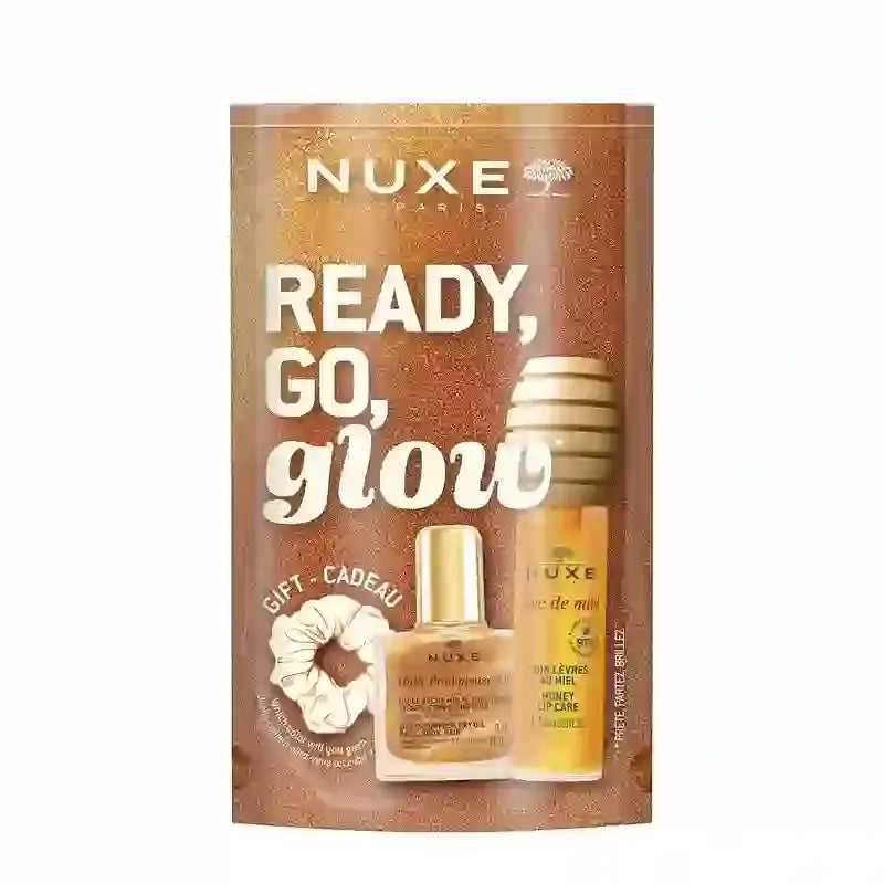Nuxe Reve De Miel Glow On The Go Honey Set Batom + Huile Classic