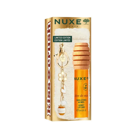 Nuxe Reve De Miel Tratamento Labial com Mel 10 ml + Estojo para batom de oferta, 10 ml