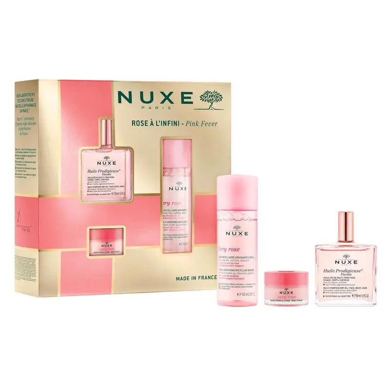 Nuxe Rose Facial Care : Coffret La Vie En Rose