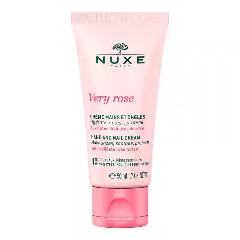 Caixa de oferta Nuxe Very Rose Gel de limpeza Very Rose + Creme de mãos + Eau de Toilette perfumada