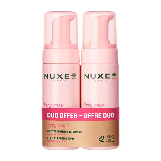 Nuxe Very Rose Espuma de Limpeza Suave 2X150Ml