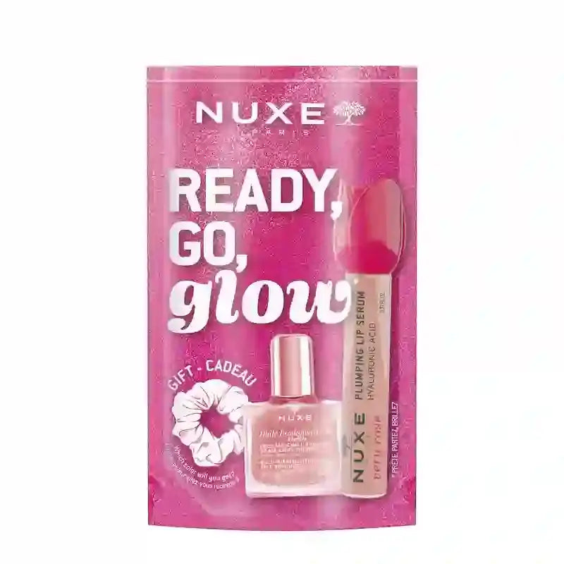 Nuxe Very Rose Glow On The Go Pink Set Batom + Huile Florale