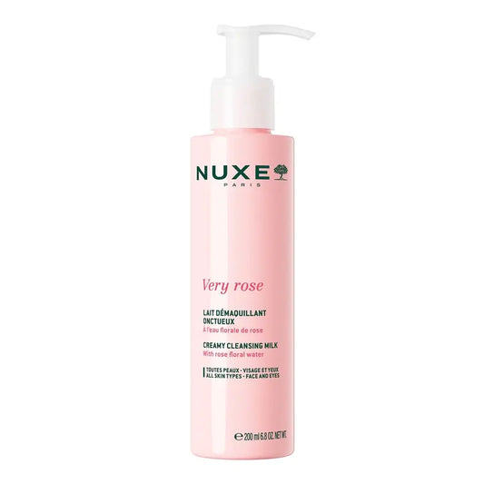 Leite de limpeza cremoso Nuxe Very Rose , 200 ml