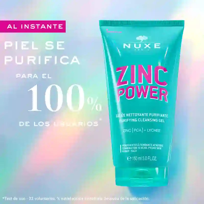 Nuxe Zinc Power Gel de Limpeza Purificante , 150 ml