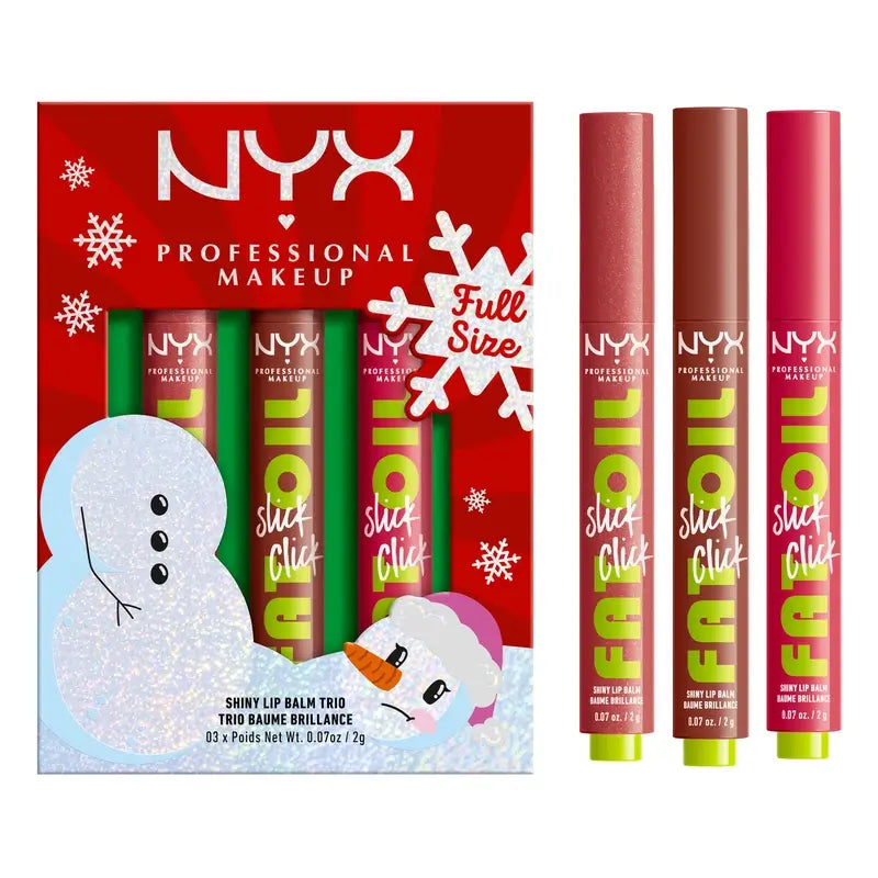 Nyx Lip Oil Shiny Slick Click Trio , 3x2 gr