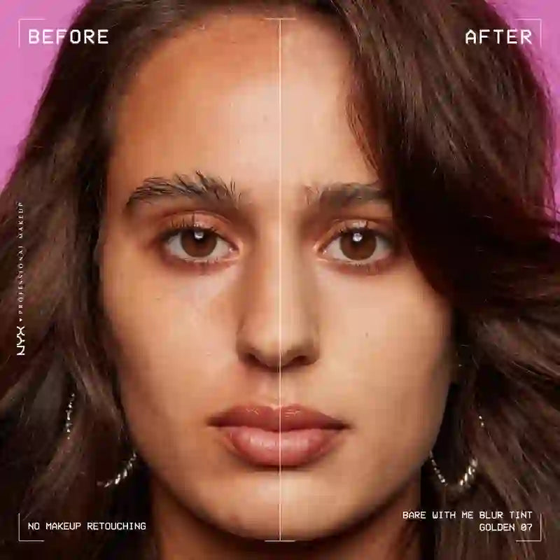 Nyx Bare With Me Blur Skin Tint, base desfocante, mate, tom 07 , 30 ml