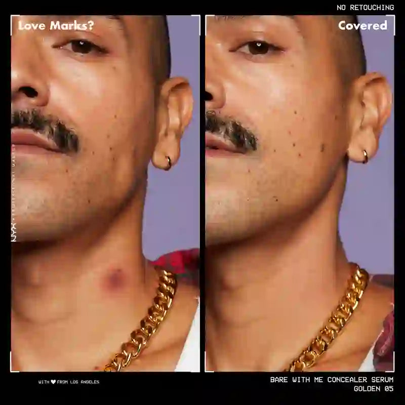 Nyx Bare With Me Serum Concealer, Sombra Dourada. Fórmula Vegana , 9,6 ml