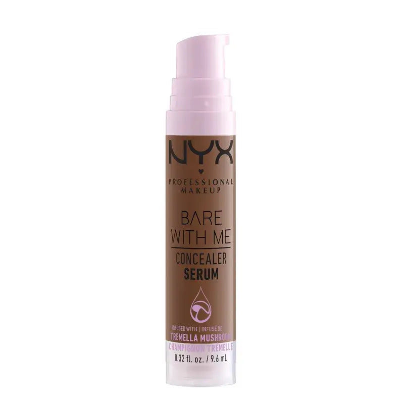 Nyx Bare With Me Serum Concealer, Sombra Rica. Fórmula Vegan. 9,6 ml