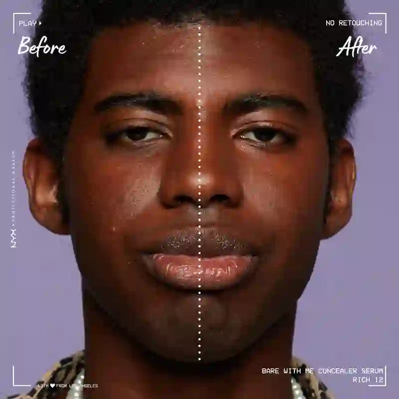 Nyx Bare With Me Serum Concealer, Sombra Rica. Fórmula Vegan. 9,6 ml