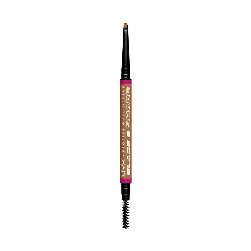 Lápis para Sobrancelhas Nyx Blade & Shade Dual Tip, Ash Blonde 01 , 0,06 gr