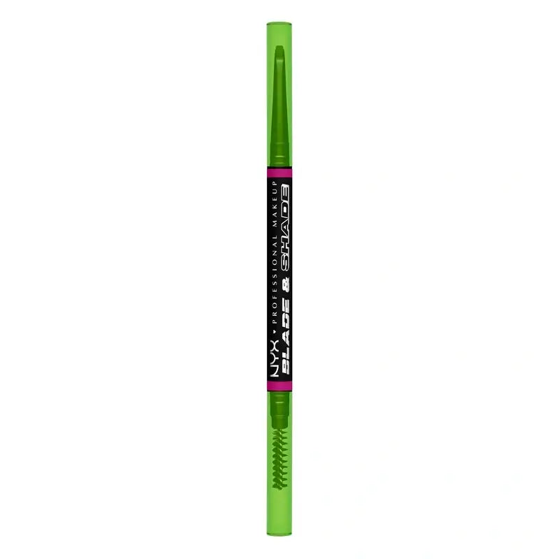 Nyx Blade & Shade Dual Pencil Lápis para Sobrancelhas, Preto 12 , 0,06 gr