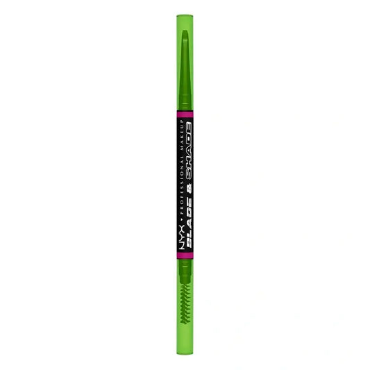 Nyx Blade & Shade Dual Pencil Lápis para Sobrancelhas, Preto 12 , 0,06 gr