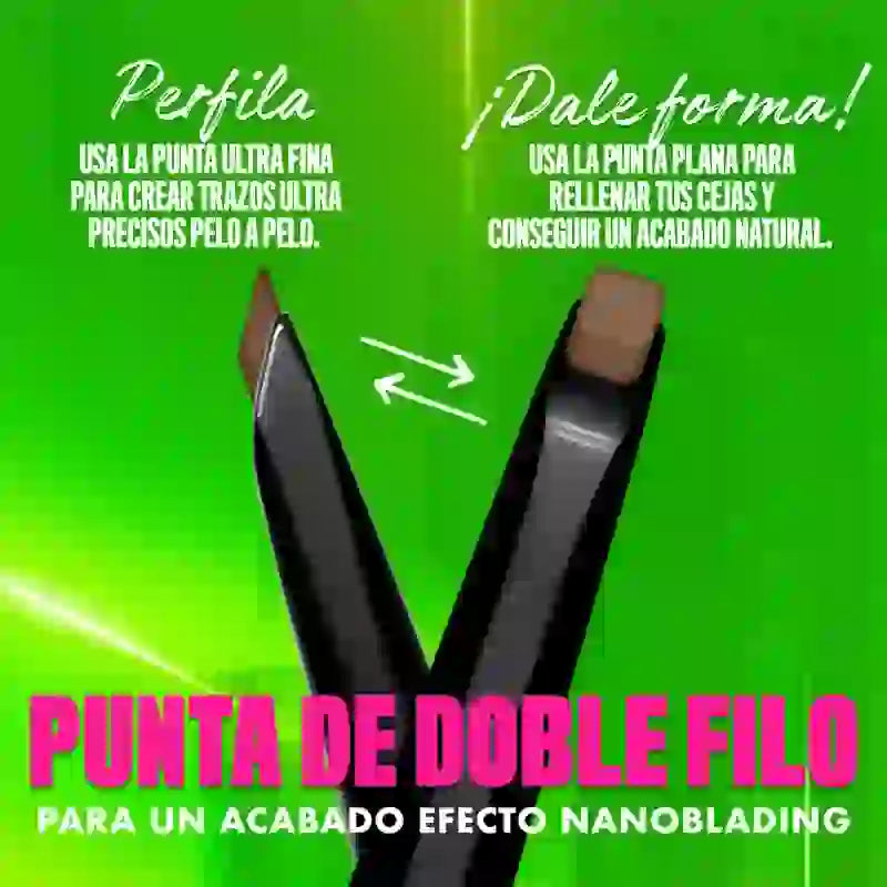 Lápis para Sobrancelhas Nyx Blade & Shade Double-ended, Rich Auburn 06 , 0,06 gr
