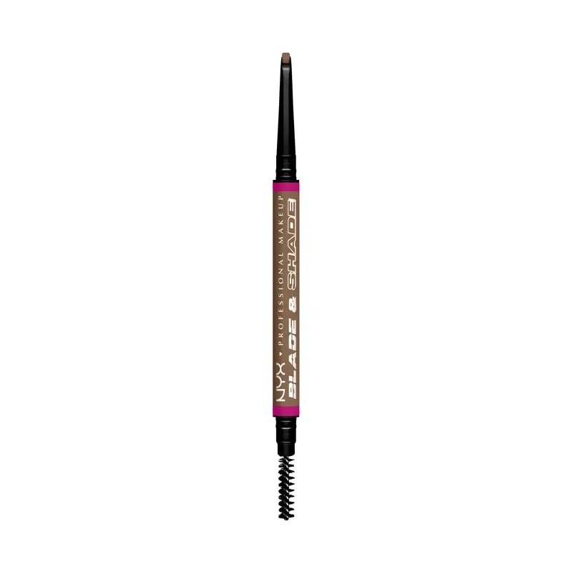 Lápis para sobrancelhas Nyx Blade & Shade Dual Pencil, Taupe 04 , 0,06 gr