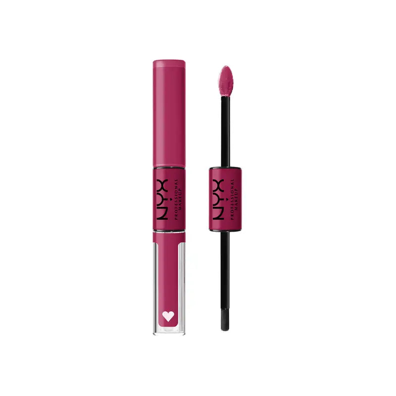 Nyx Long Lasting Lip Gloss 16 Hours High Pigmentation Shine Loud Vegan, Sombra Another Level, Cor Rosa , 1 unid.