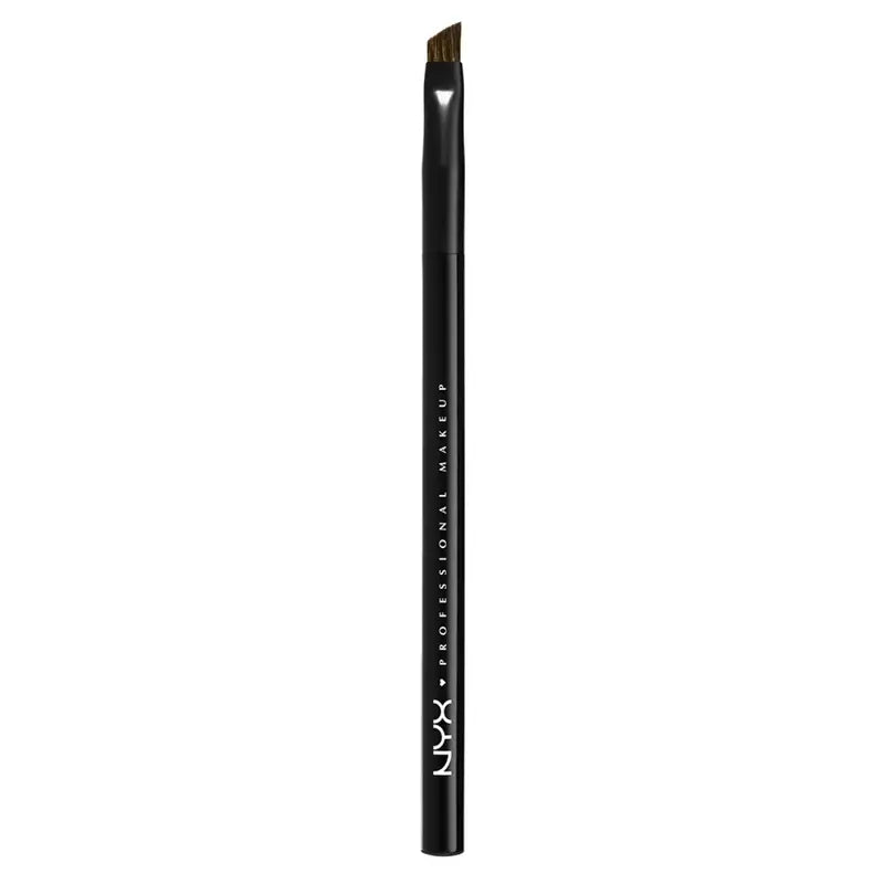 Nyx Eye & Eyebrow Brush Pro Angled Brush 19 Fibre , 1 unid.