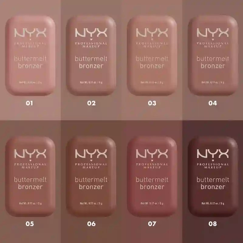 Nyx Buttermelt Bronzer Bronzing Bronzer 02 All Butta'D Up , 5 g
