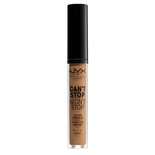Nyx Can'T Stop Won'T Stop, Corretor de Pele 12.7 Neutral Tan para Pele Morena , 3,5 ml