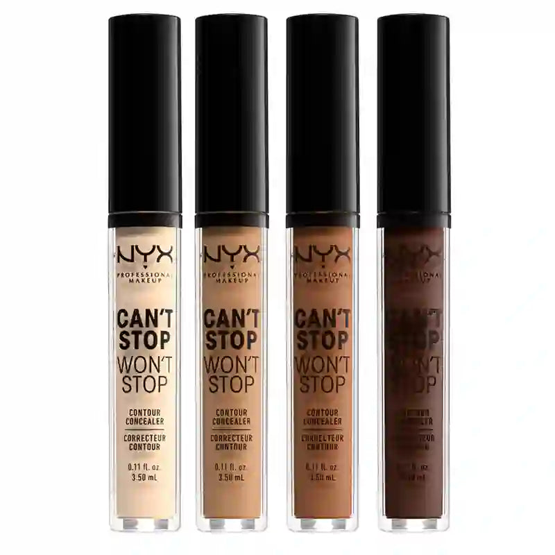 Nyx Noncomedogenic Long Lasting Concealer Can'T Stop Won'T Stop Shade 2 Alabaster For Fair Skin , 3,5 ml