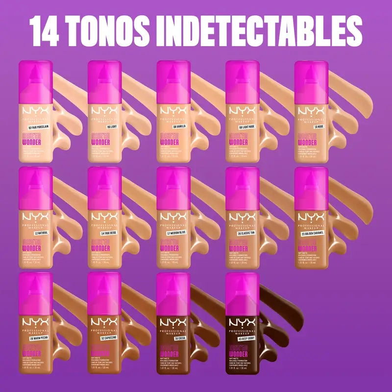 Nyx Cosmetics Make Em Wonder Fdt Fair Porcelain, 30 ml