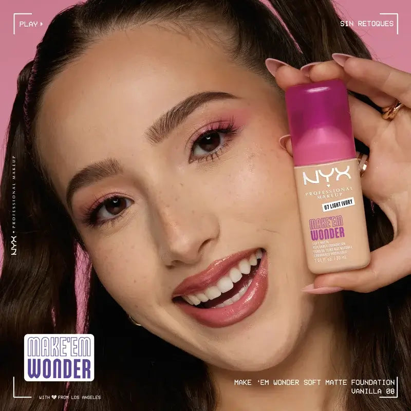 Nyx Cosmetics Make Em Wonder Fdt Baunilha, 30 ml