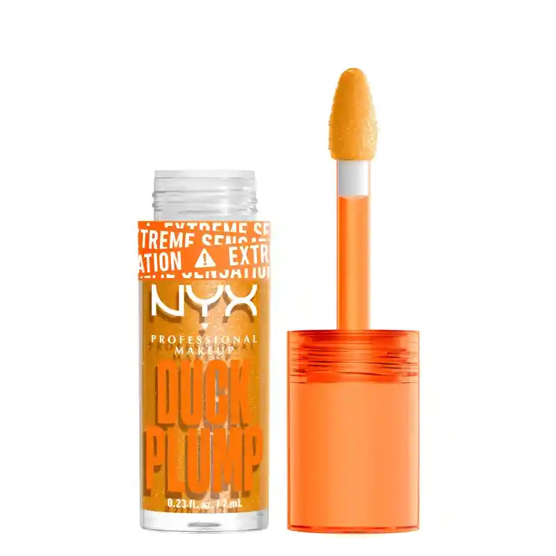 Nyx Duck Plump Brilho Labial Alto Pigmento Glitter Gold 22 , 7 ml