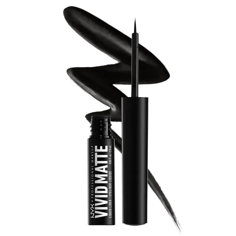 Nyx Eyeliner Matte Black Liquid Eyeliner , 2 ml