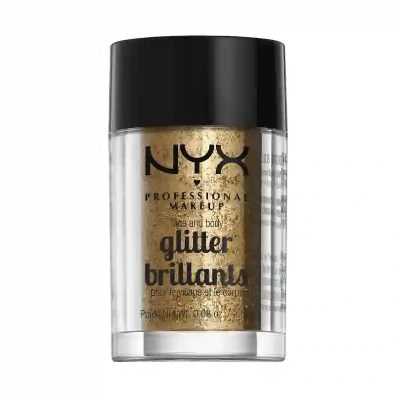 Nyx Face & Body Glitter Face & Body Glitter Bronze Shade , 2,5 gramas