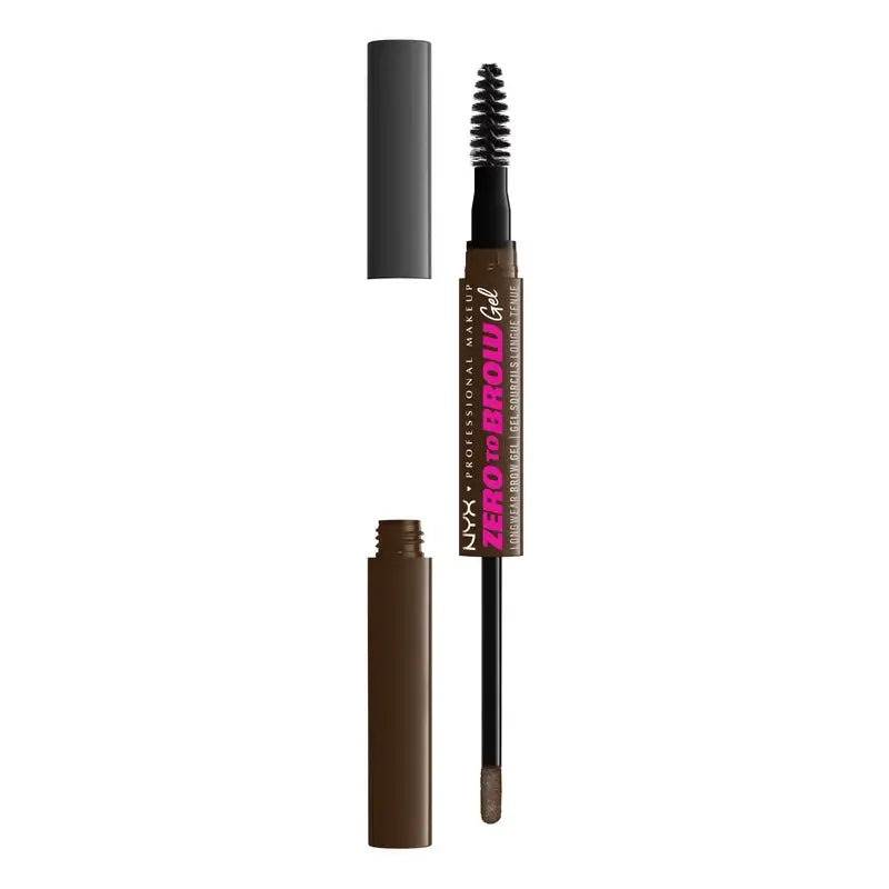 Nyx Long Lasting Brow Filler Gel Zero To Brow. Sombra Espresso. , 1 unid.