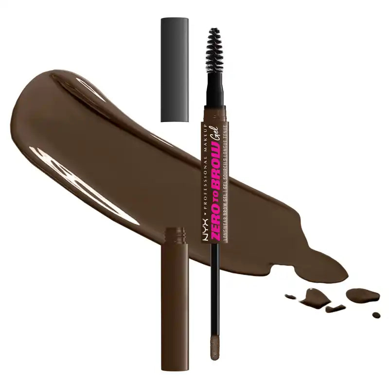 Nyx Long Lasting Brow Filler Gel Zero To Brow. Sombra Espresso. , 1 unid.