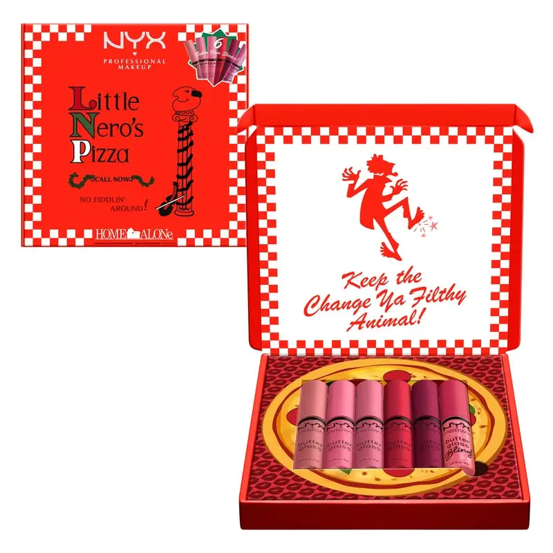 Nyx Home Alone Butter Gloss Pinks Reds , 6x8 ml