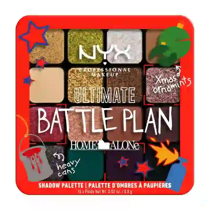 Nyx Home Alone Ultimate Shadow Palette - Batalha Final , 1 unid.