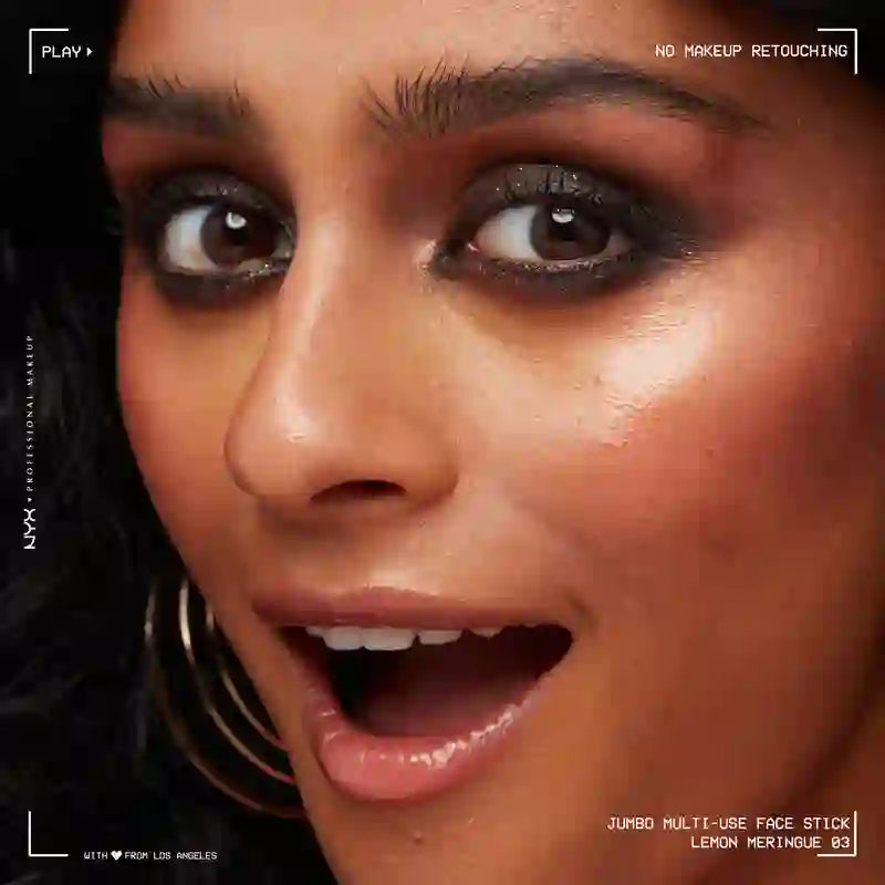 Nyx Jumbo Stick Stick facial multiusos. Sombra Jumbo Lemon Meringue , 2,7 gr