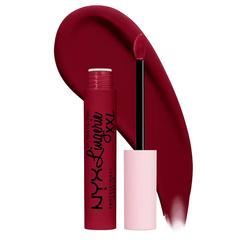 Nyx Liquid Lipstick Lip Lingerei Xxl Long Wear 100% Matte Coverage 16H . Sombra Strip N Tease , 4 ml
