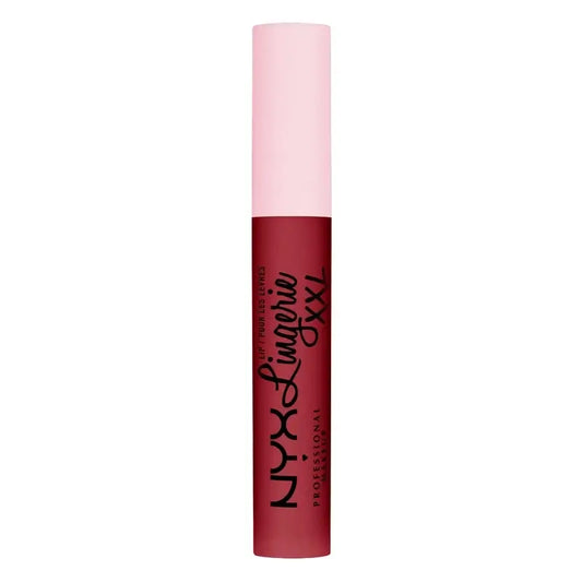 Nyx Liquid Lipstick Lip Lingerei Xxl Long Wear, Matte 16H . Sombra Its Hotter , 4 ml