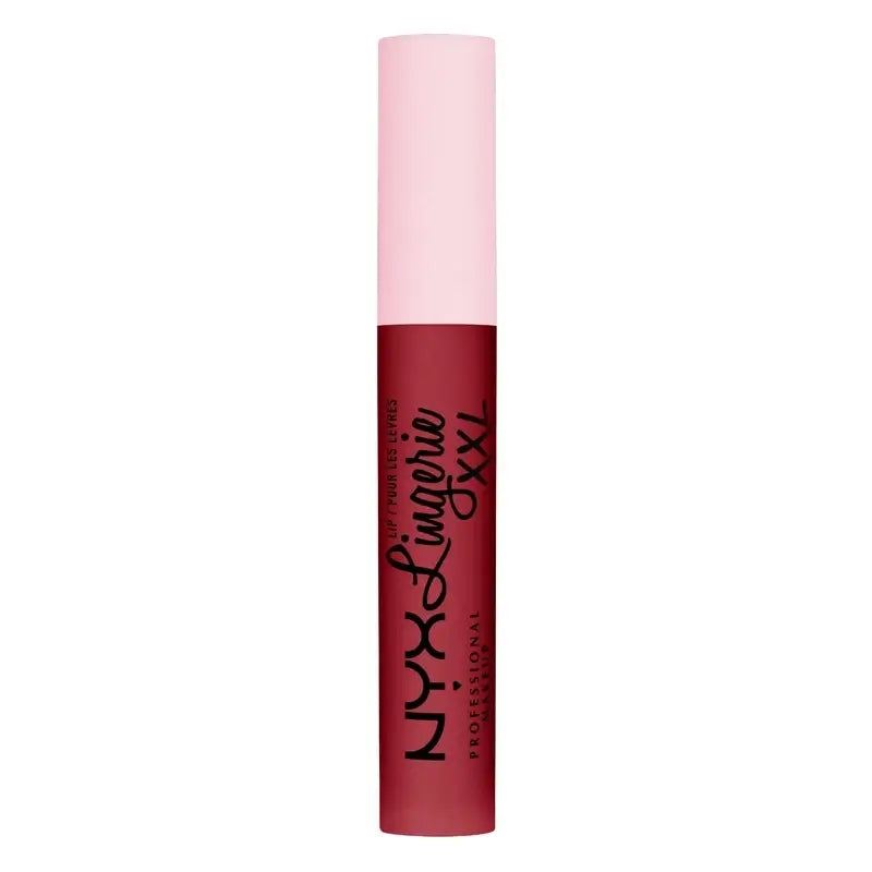 Nyx Liquid Lipstick Lip Lingerei Xxl Long Wear, Matte 16H . Sombra Its Hotter , 4 ml