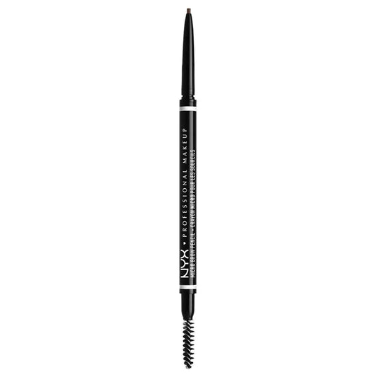 Lápis para sobrancelhas Nyx Perfecting Micro Brow Pencil. Cor morena, 0,09 gr