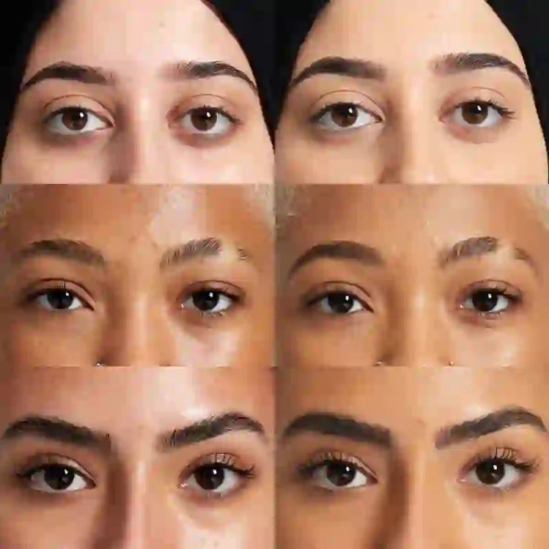 Lápis para sobrancelhas Nyx Perfecting Micro Brow Pencil. Cor morena, 0,09 gr