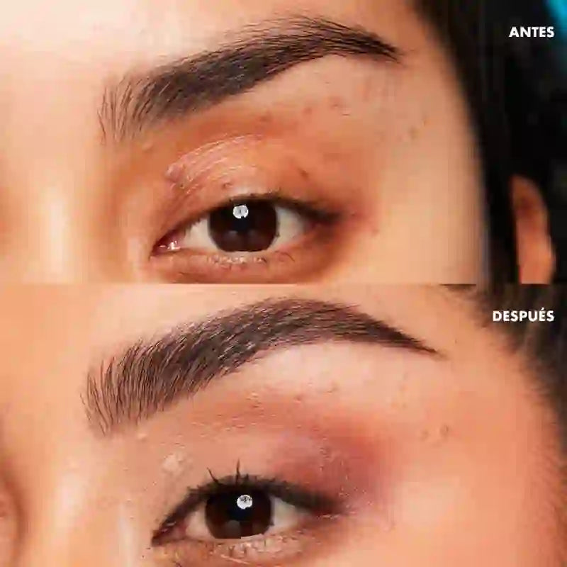 Lápis para sobrancelhas Nyx Perfecting Micro Brow Pencil. Cor morena, 0,09 gr