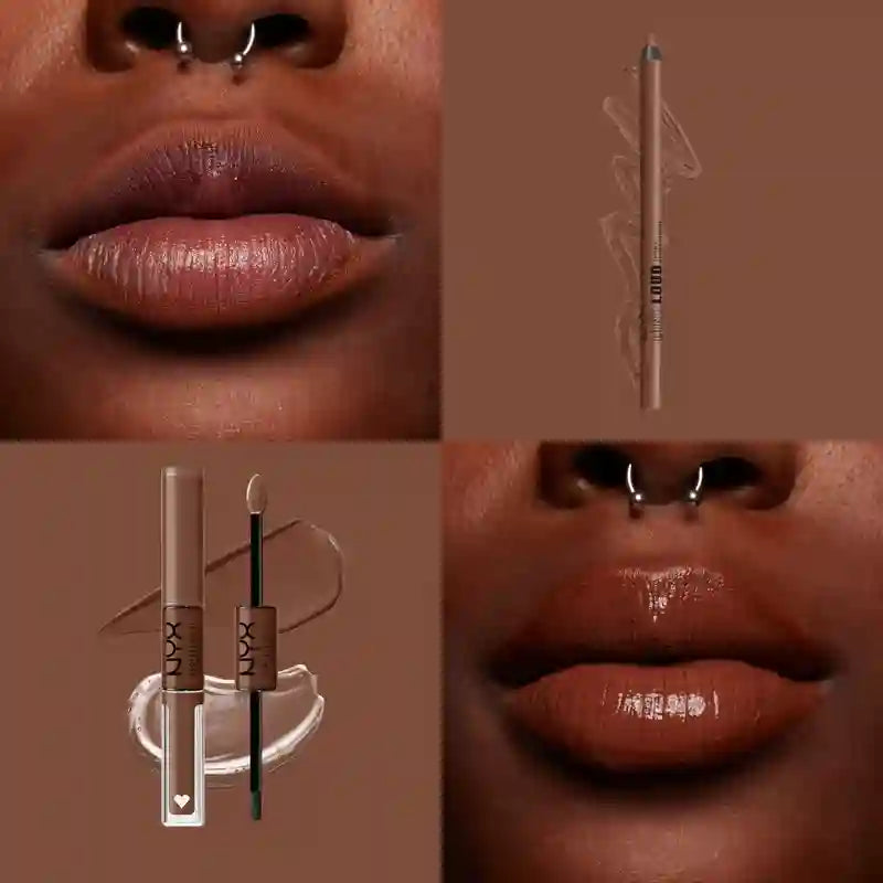 Nyx Line Loud Lipstick, Longa Duração, + Definido, + Espesso, Total Baller 07 , 1,2 gr