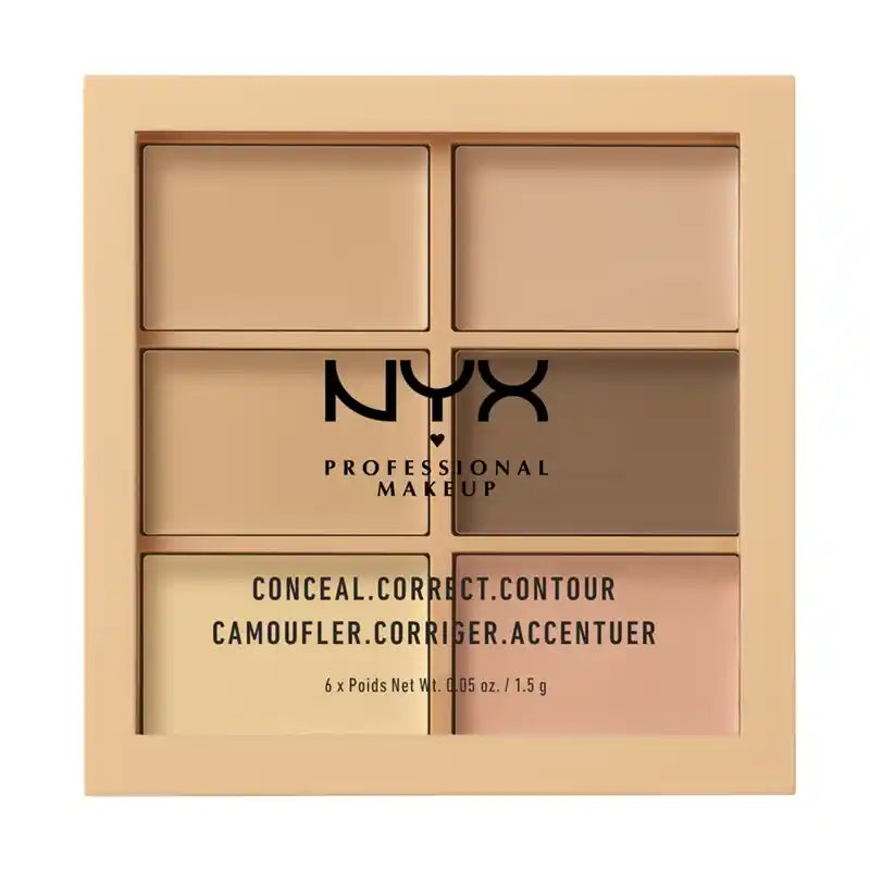 Nyx Concealer & Contouring Palette Paleta de Correção, Correção e Contorno , 9 gr