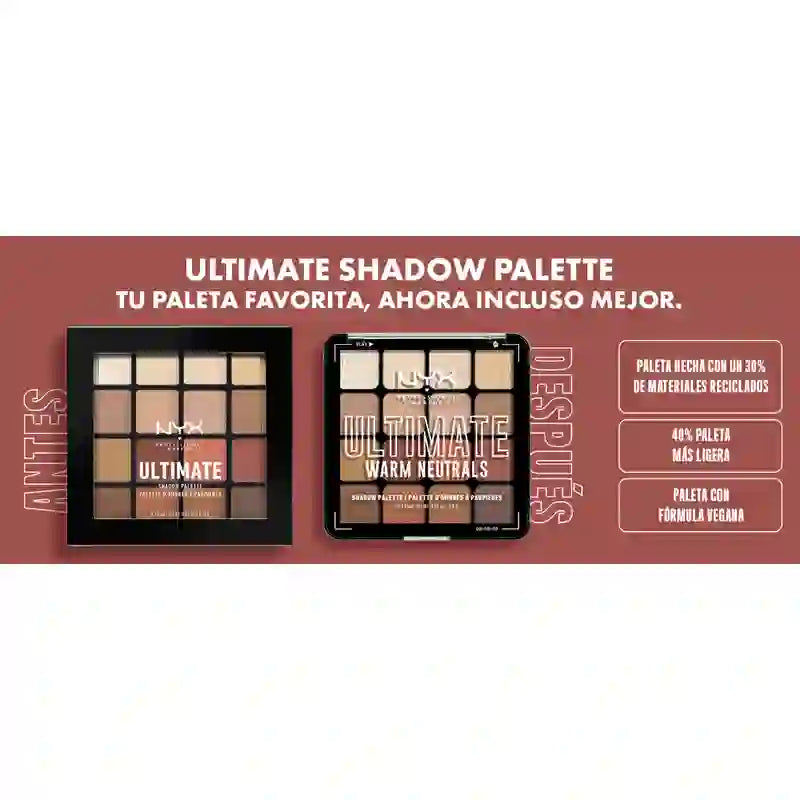 Nyx Ultimate Shadow Palette I Know That's Bright , 1 unid.