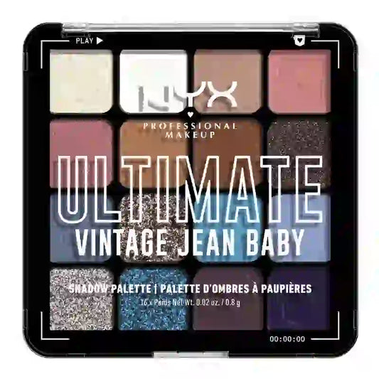 Nyx Ultimate Shadow Palette Vintage Jean Baby , 1 unid.