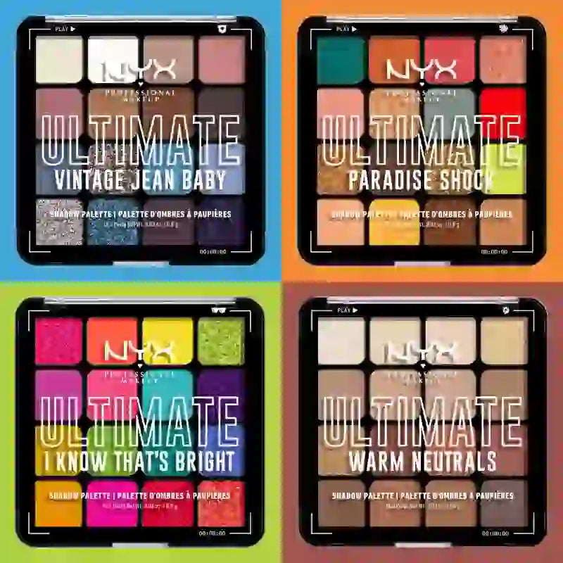 Nyx Ultimate Shadow Palette Vintage Jean Baby , 1 unid.