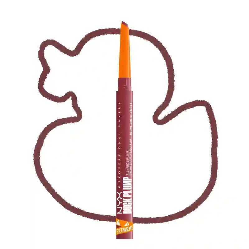Nyx Duck Plump Volumising Lip Liner, Delineador de Lábios, Flirty Flip 03 , 0,33 gramas