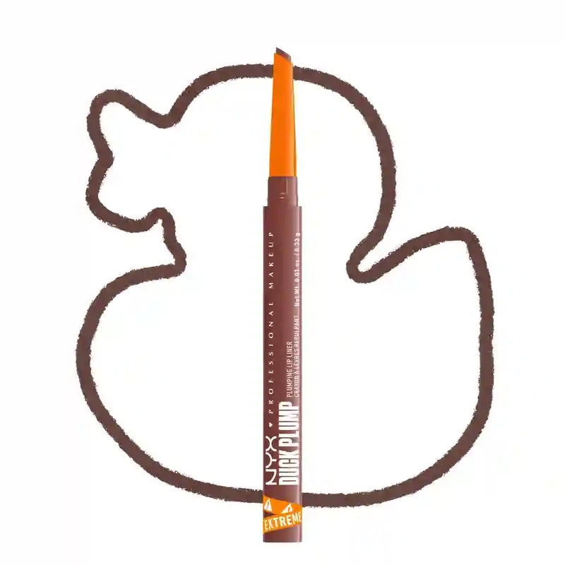 Nyx Duck Plump Volumising Lip Liner, Delineador de Lábios, Nude Flip 06 , 0.33 g