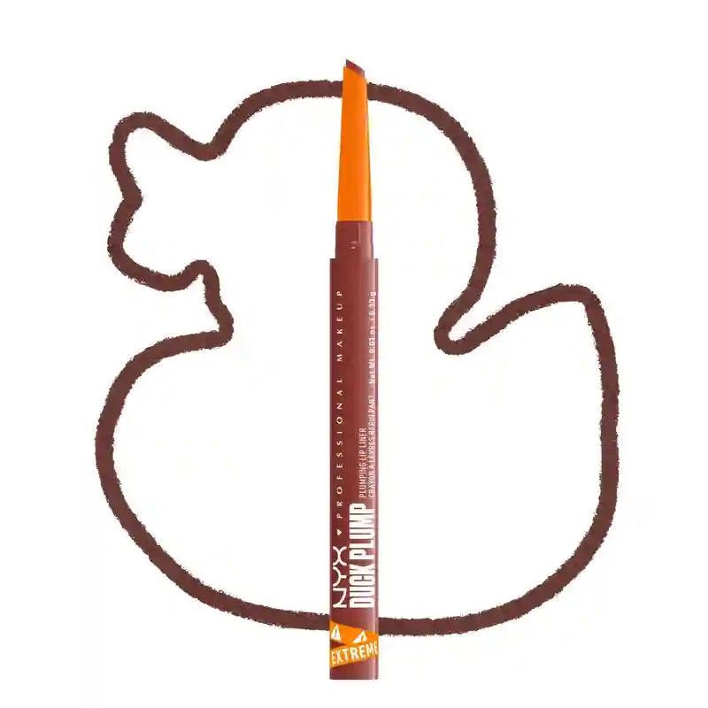 Nyx Duck Plump Volumising Lip Liner, Delineador de Lábios, Swollen Spice 07 , 0,33 g