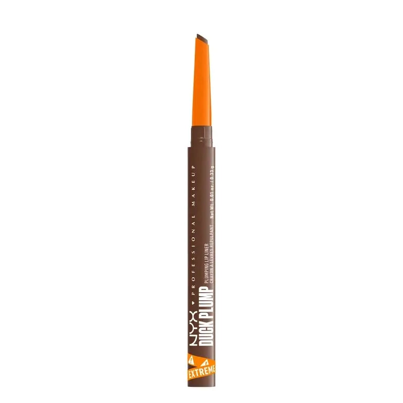 Nyx Duck Plump Volumising Lip Liner, Delineador de Lábios, Seringa Sienna 10 , 0,33 g