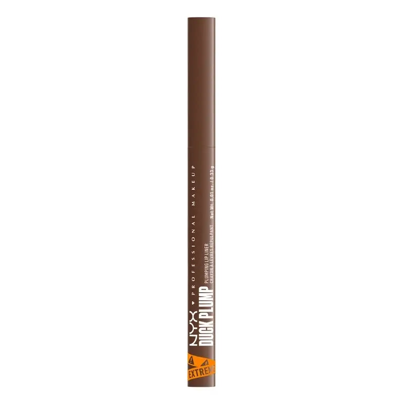 Nyx Duck Plump Volumising Lip Liner, Delineador de Lábios, Seringa Sienna 10 , 0,33 g